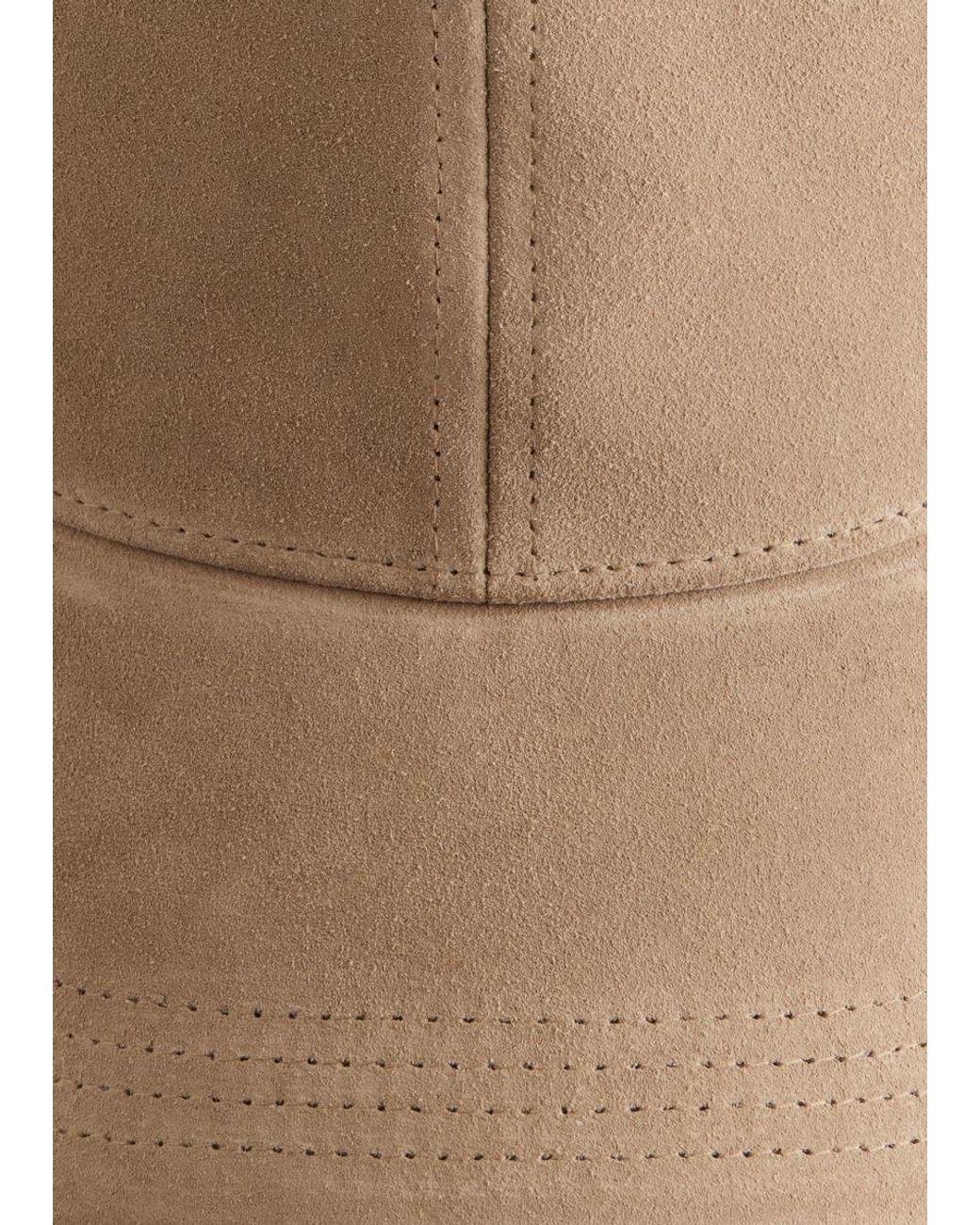 & Other Stories Natural Suede Baseball Cap