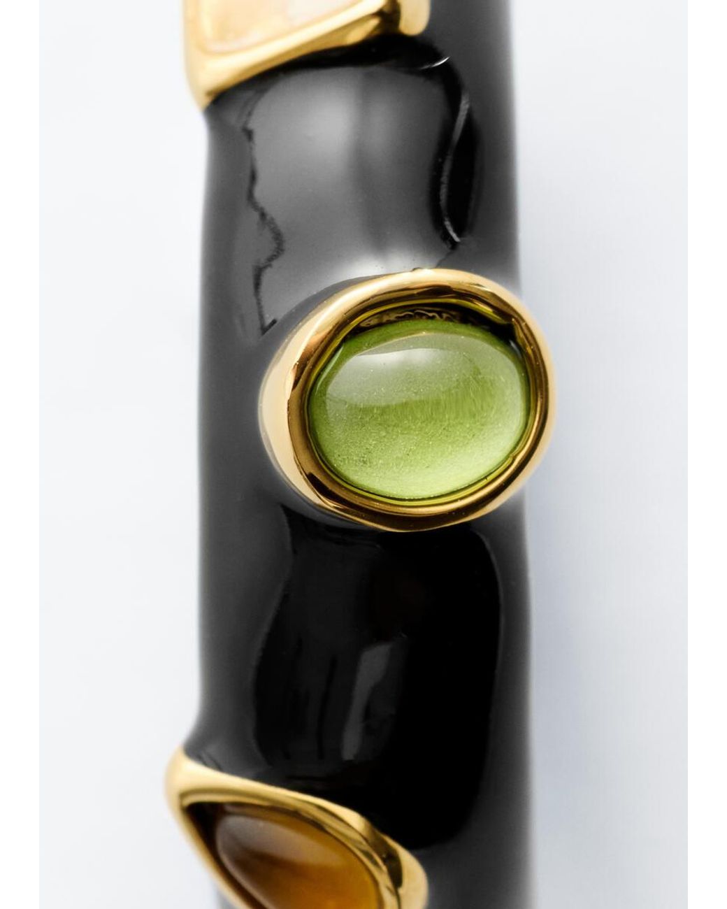 & Other Stories Blue Multi-Coloured Brass Ring