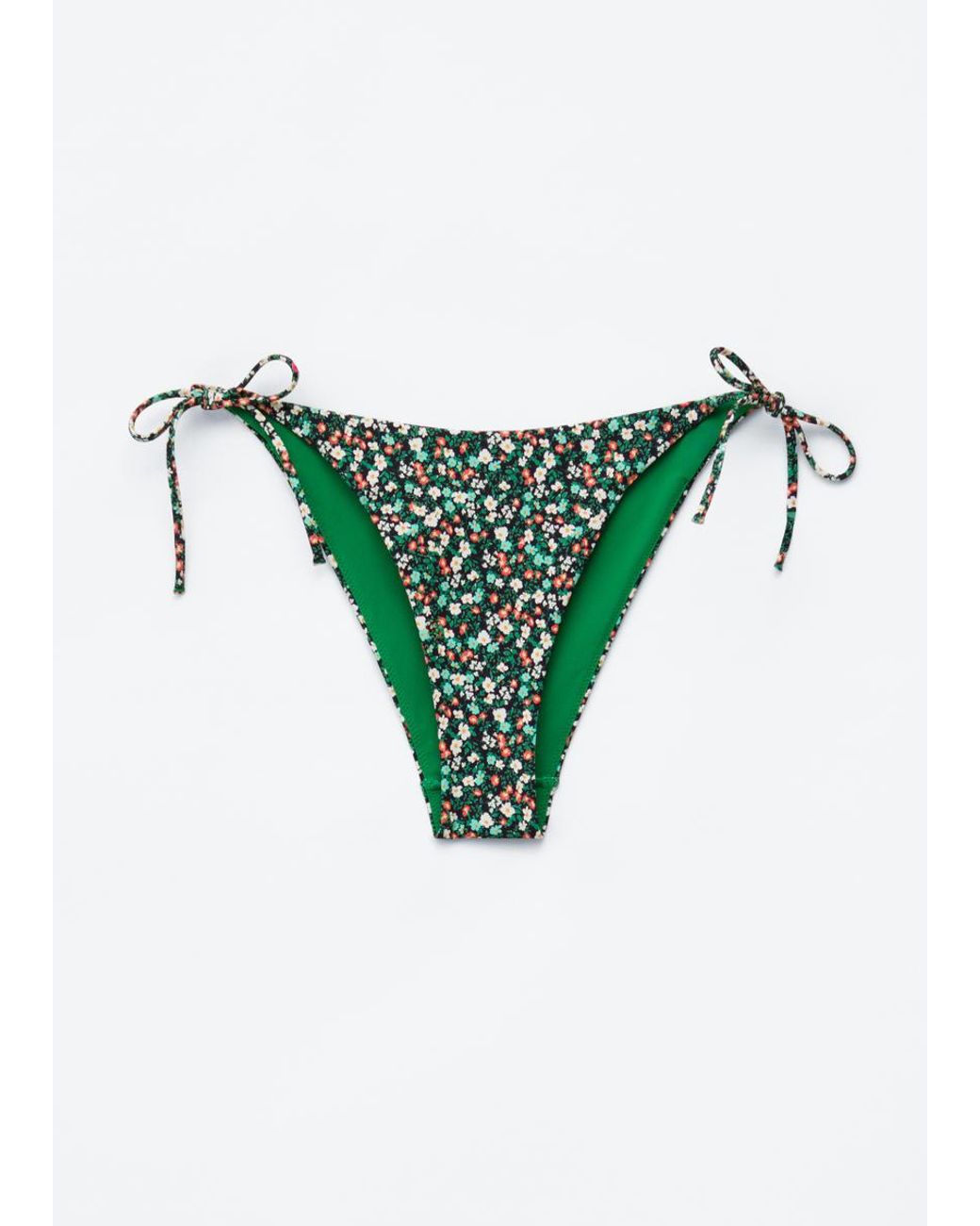 & Other Stories Brown Bow-Detail Underwire Bikini Top