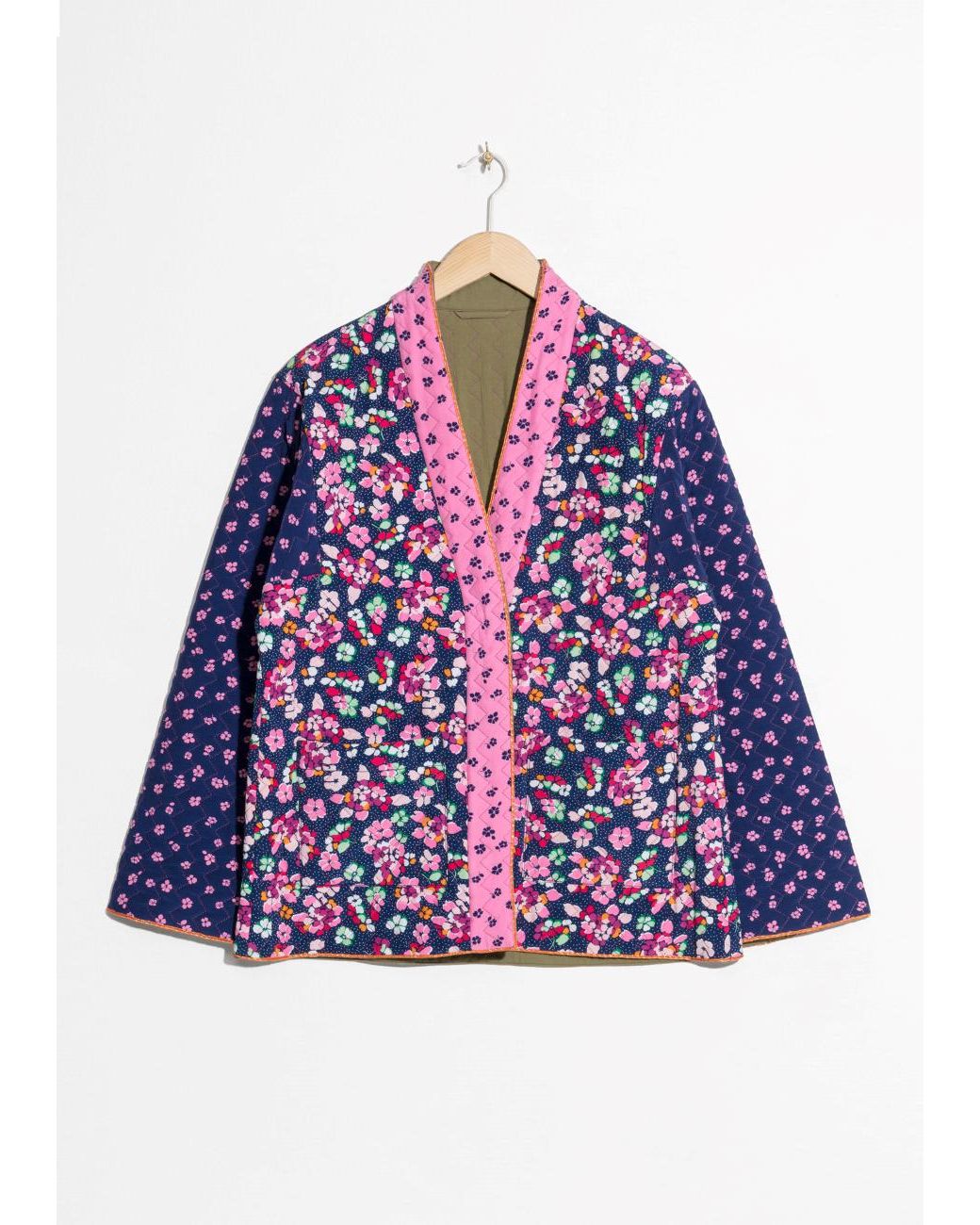 & Other Stories Floral Print Quilted Jacket Lyst Australia