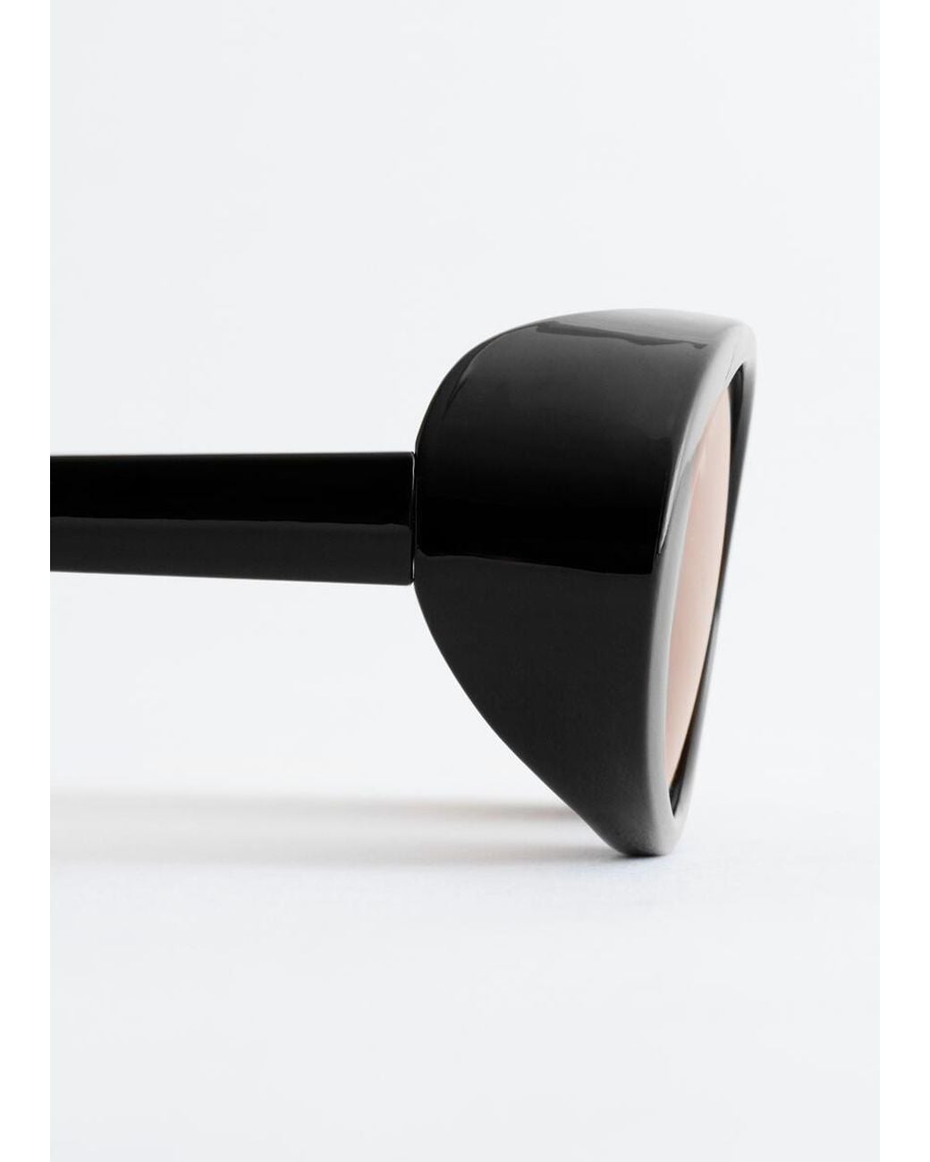 & Other Stories Brown Oval Sunglasses