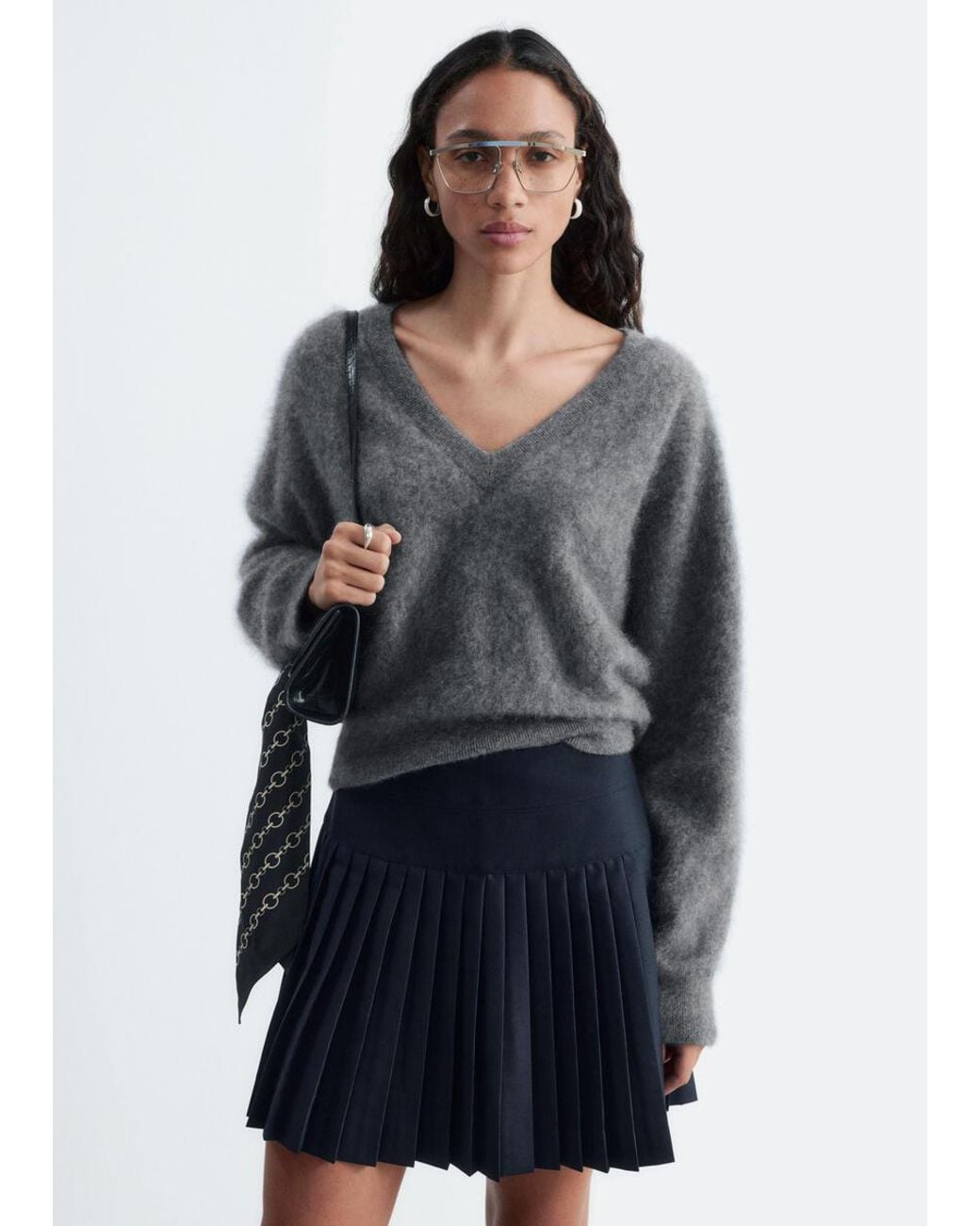Mini Jupe Plissée & Other Stories en coloris Blue