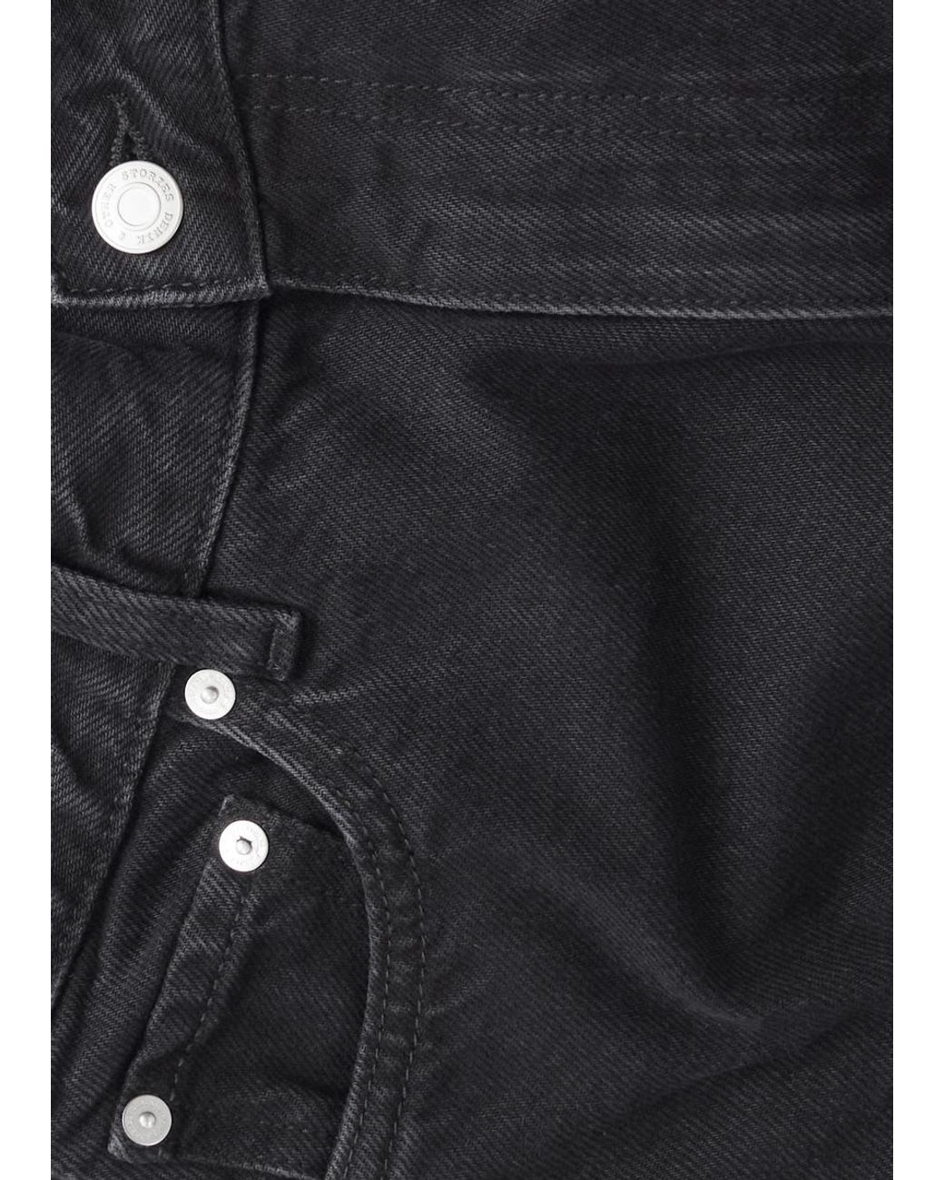 & Other Stories White Long Wide-Leg Jeans