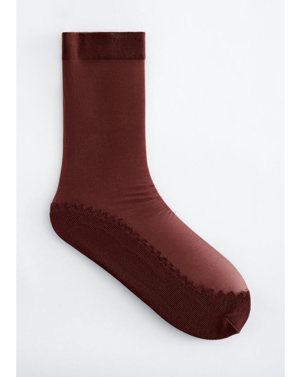 & Other Stories Red Sheer Socks