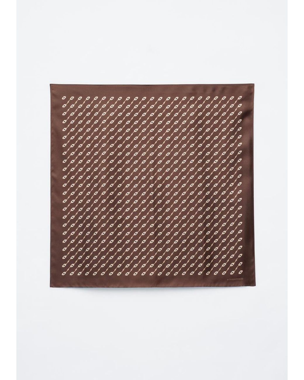 Foulard En Soie Imprimée & Other Stories en coloris Brown