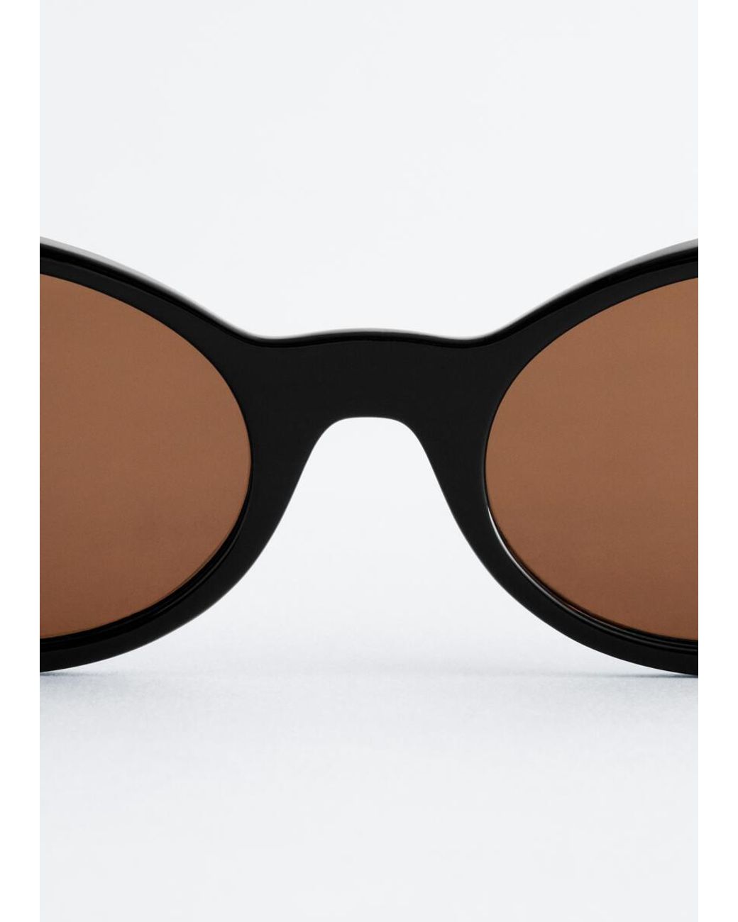 & Other Stories Brown Oval Sunglasses
