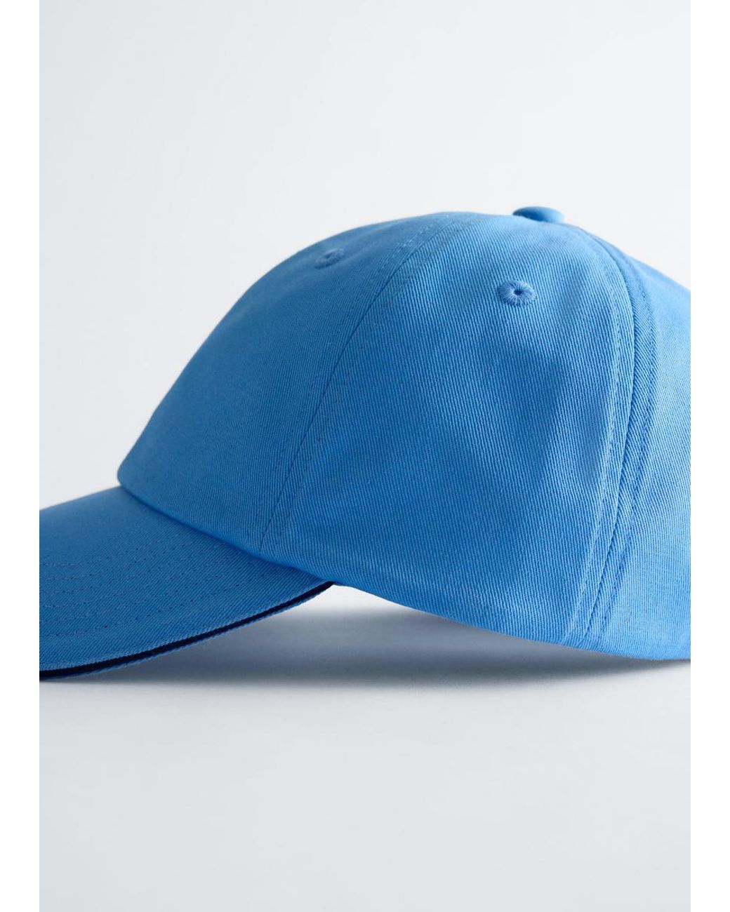 & Other Stories Blue Cotton-Twill Baseball Cap