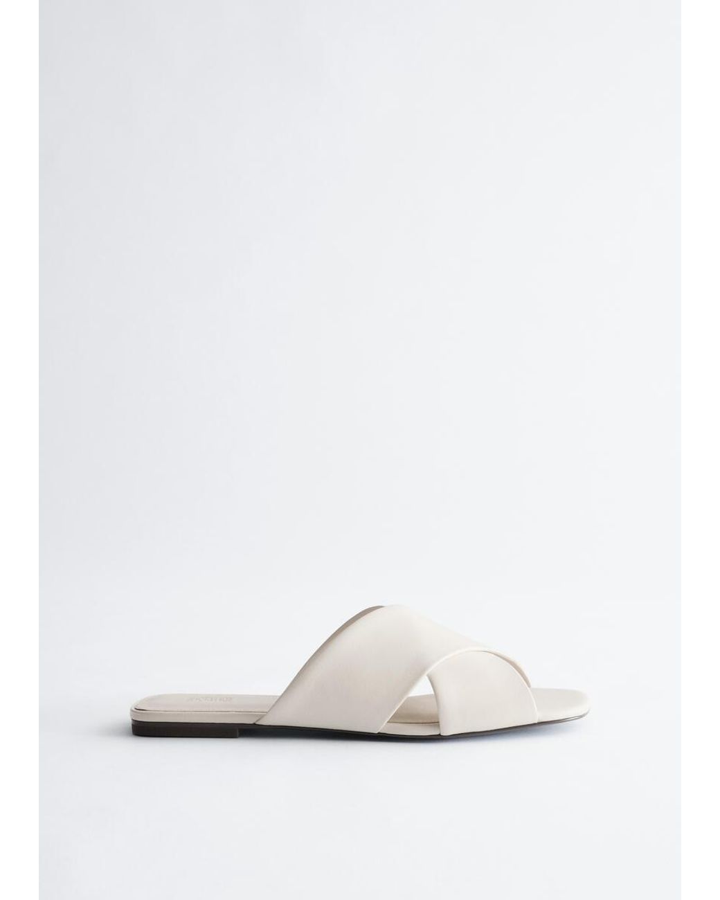 & Other Stories Gray Crossover Sandals