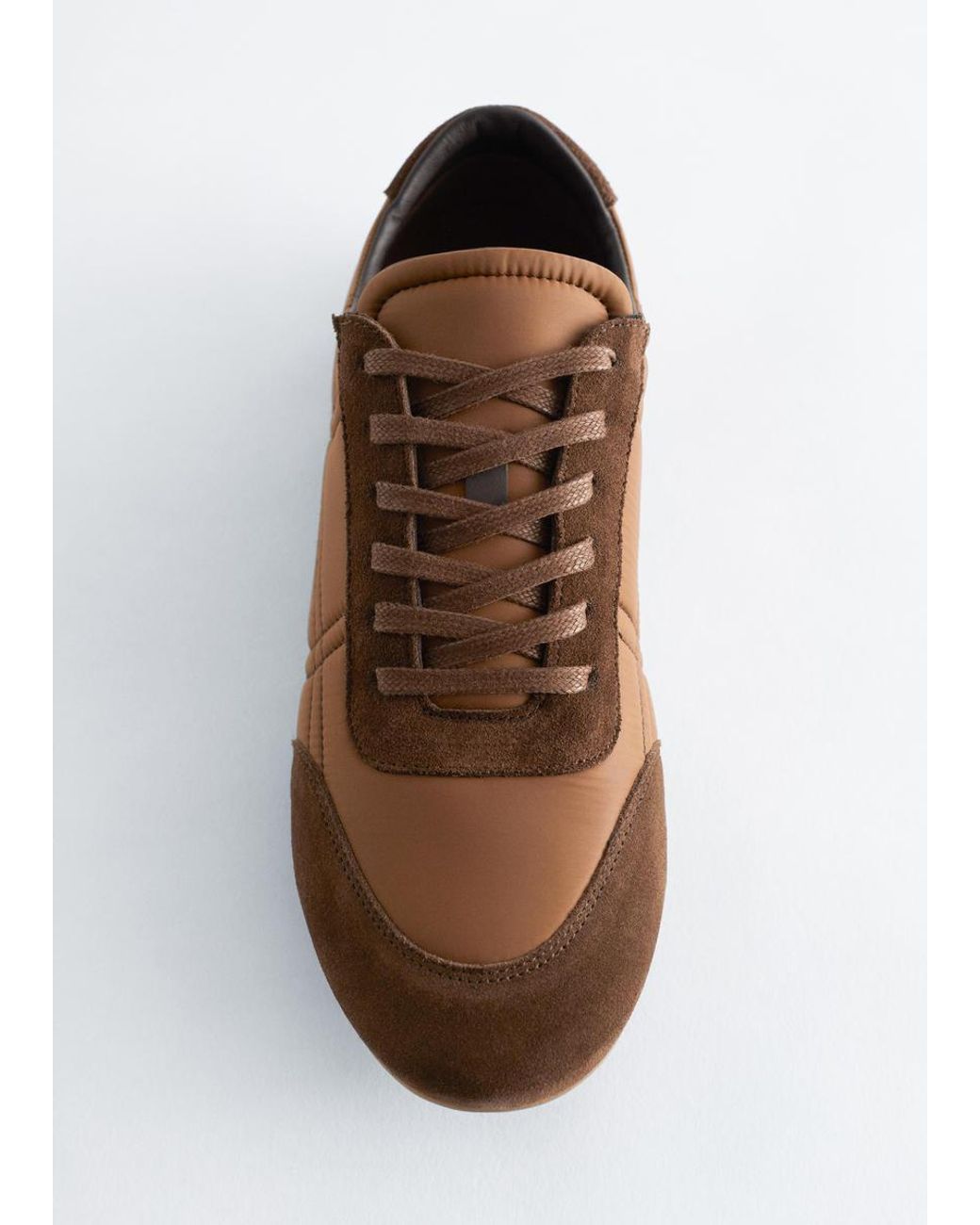 & Other Stories Black Suede Trainers