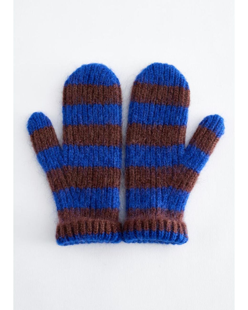 & Other Stories Blue Wool-Mohair Mittens
