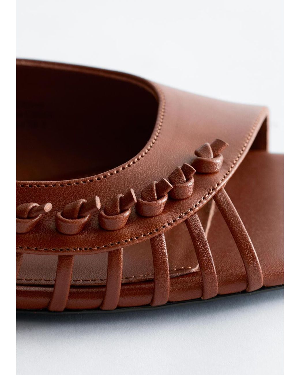 & Other Stories Natural Leather Slingback Sandals
