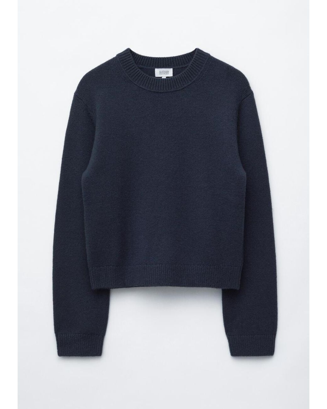 & Other Stories Blue Cashmere-Blend Jumper