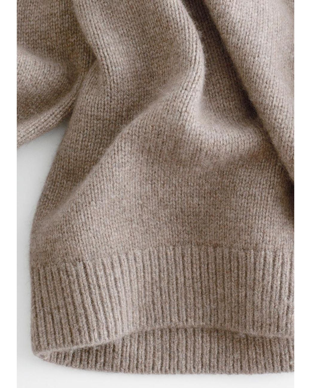 & Other Stories Natural Cashmere-Blend Jumper
