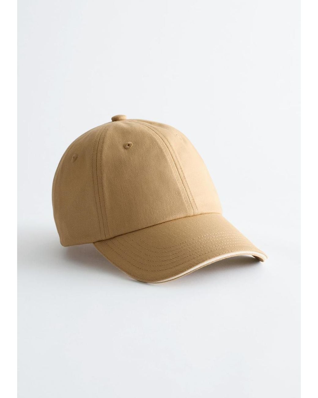 & Other Stories Brown Cotton-Twill Baseball Cap