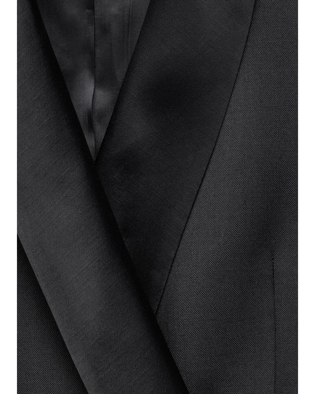 & Other Stories Blue Double-Breasted Wool Blazer