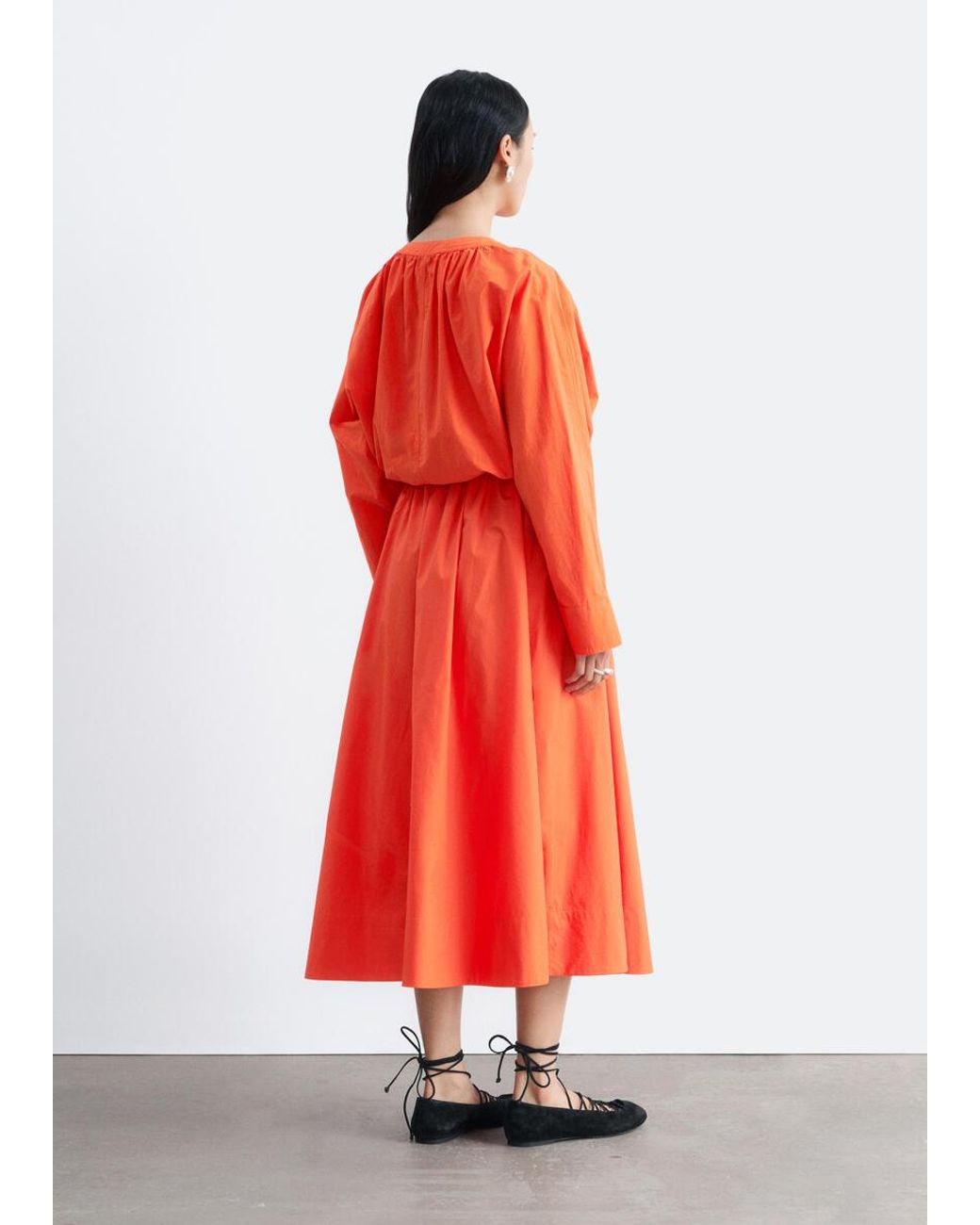 & Other Stories Gathered Cotton Blouse