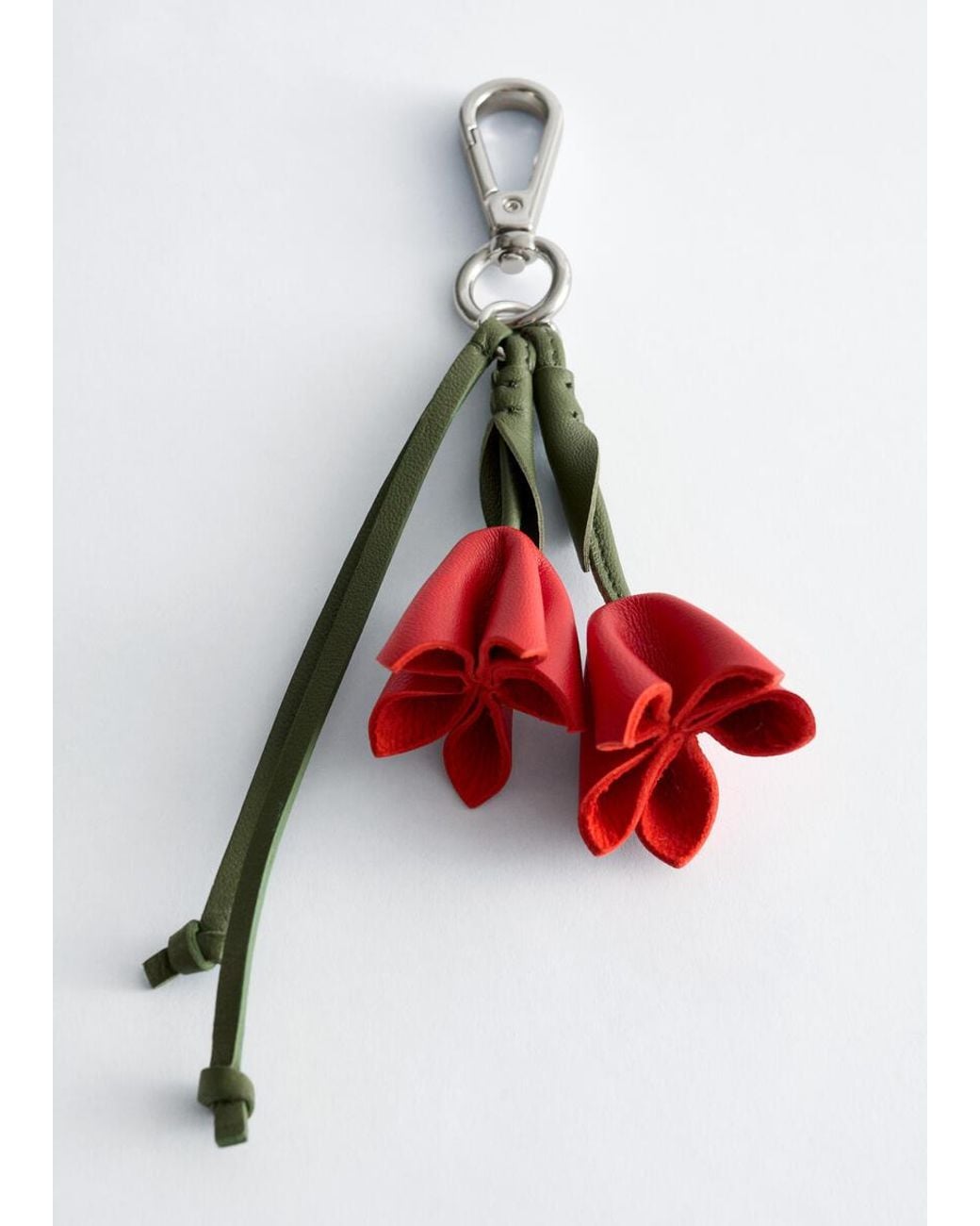& Other Stories White Tulip Bag Charm
