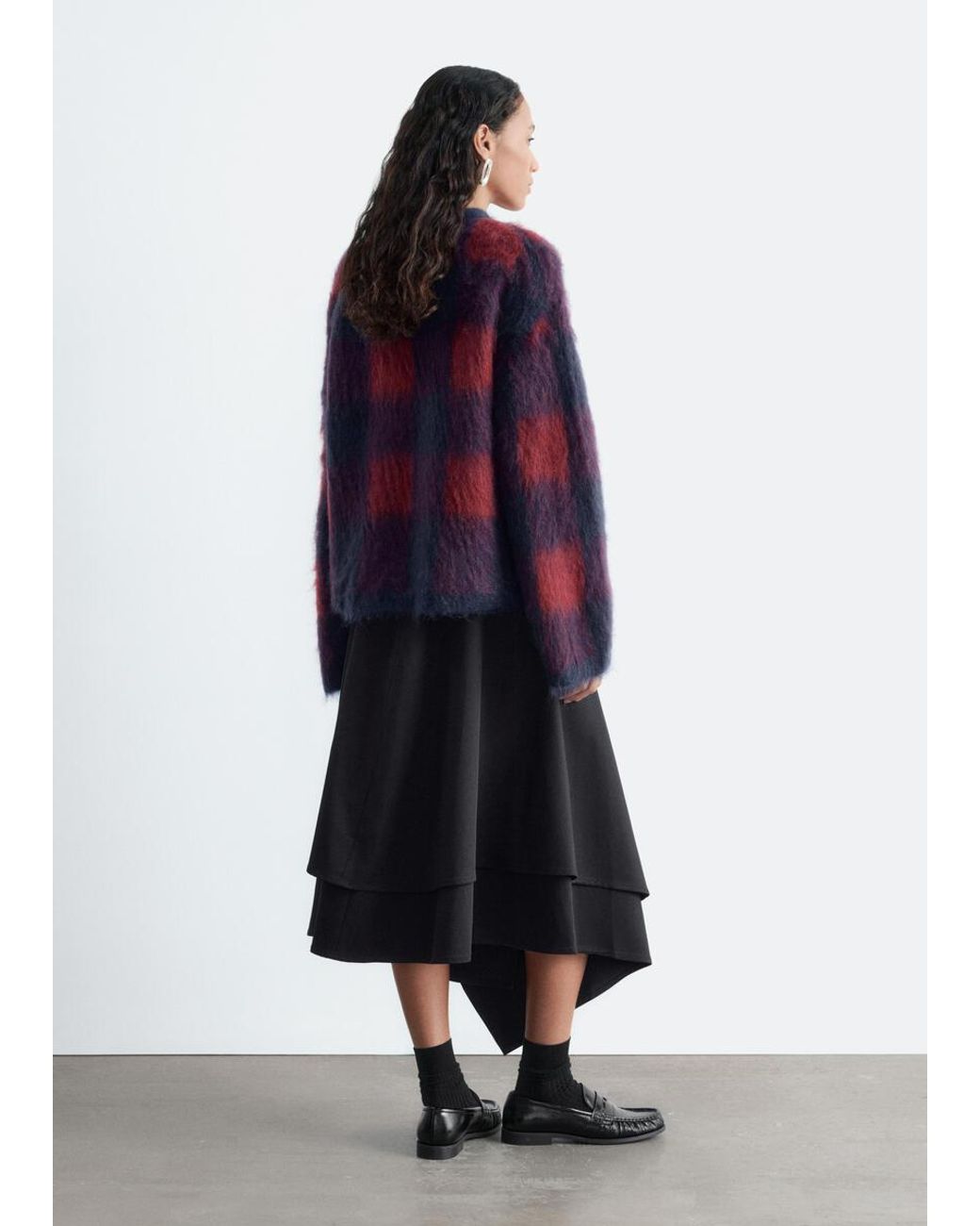 & Other Stories Blue Mohair Blend Jumper
