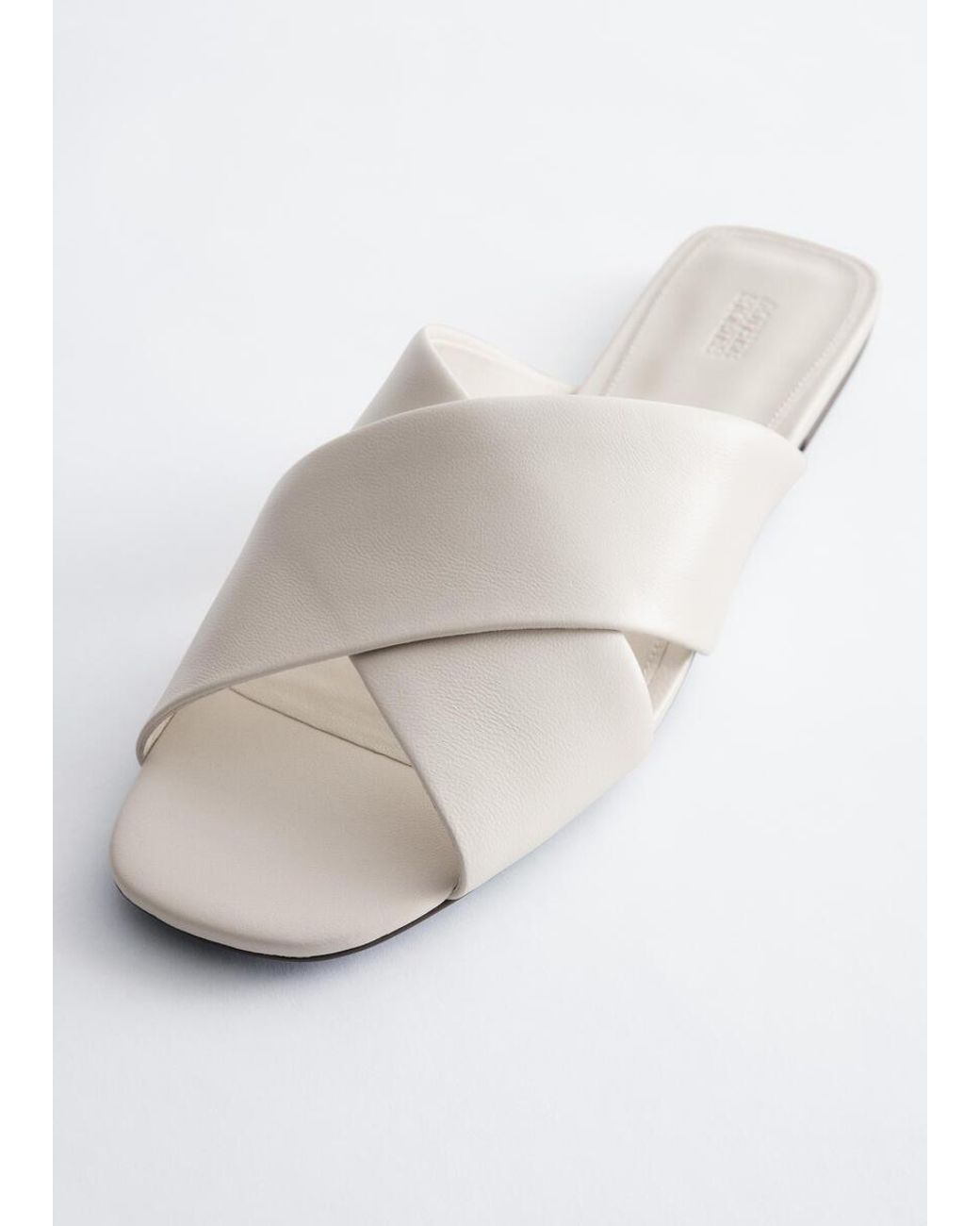 & Other Stories Gray Crossover Sandals
