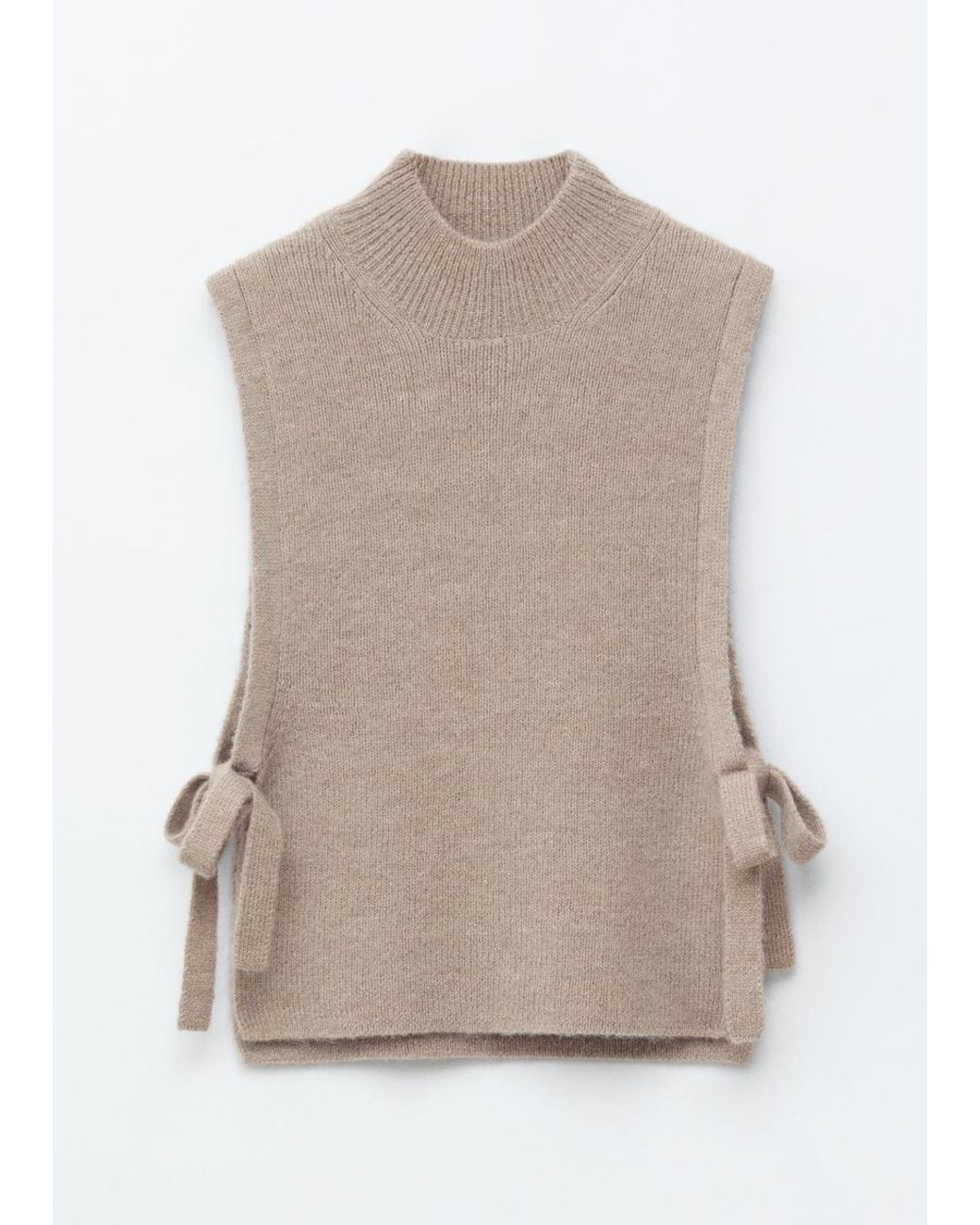 & Other Stories White Wool Bib Collar
