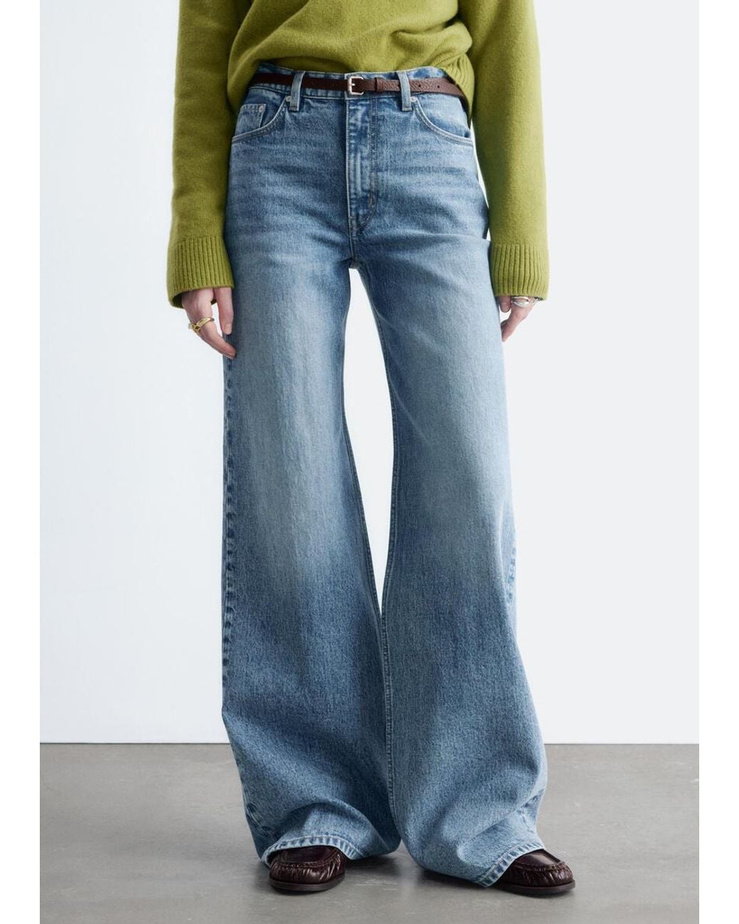 & Other Stories Blue Wide-Leg Jeans