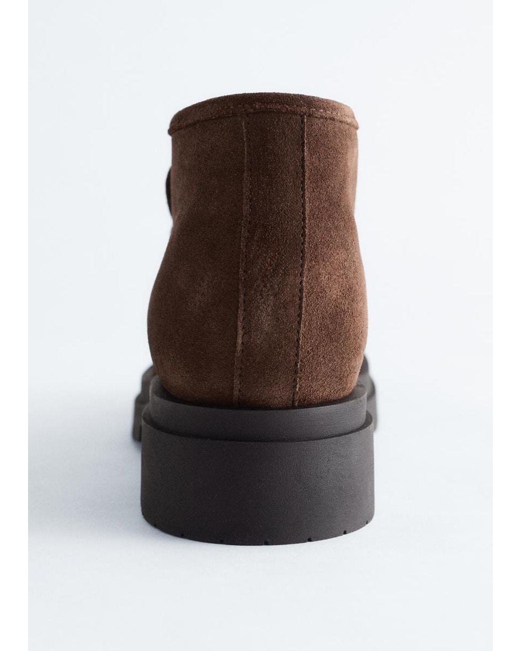 & Other Stories Black Tasseled Suede Ankle Loafers