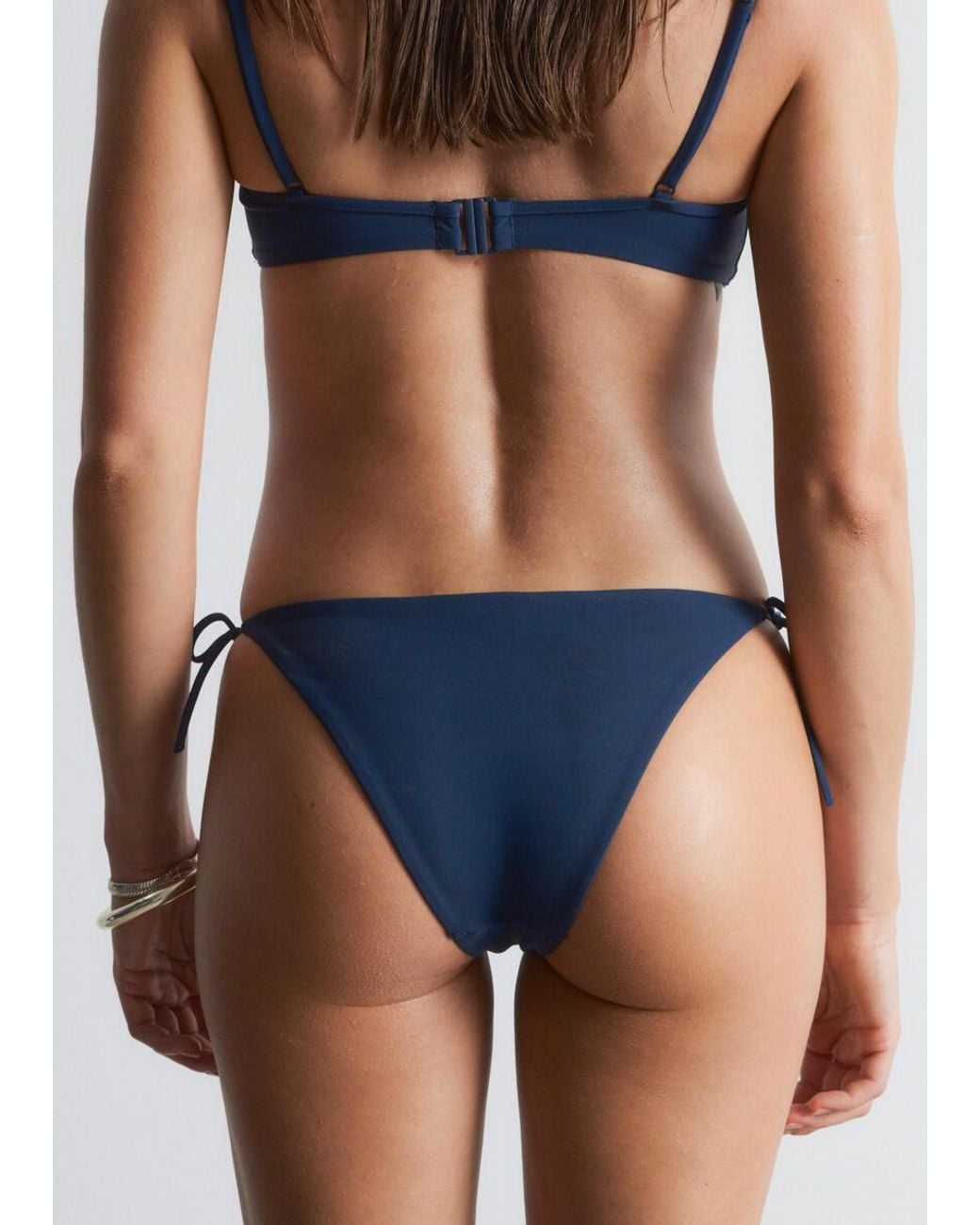 & Other Stories Blue Tie-Side Bikini Briefs