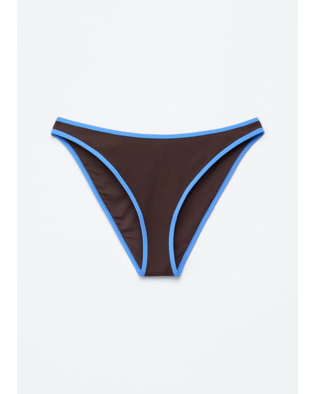 & Other Stories Red Contrast-Trim Bikini Briefs