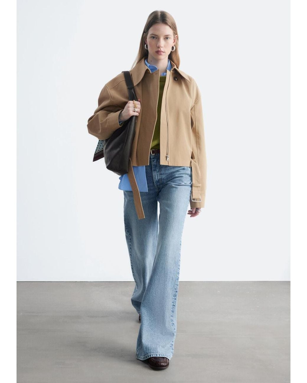 & Other Stories Blue Wide-Leg Jeans