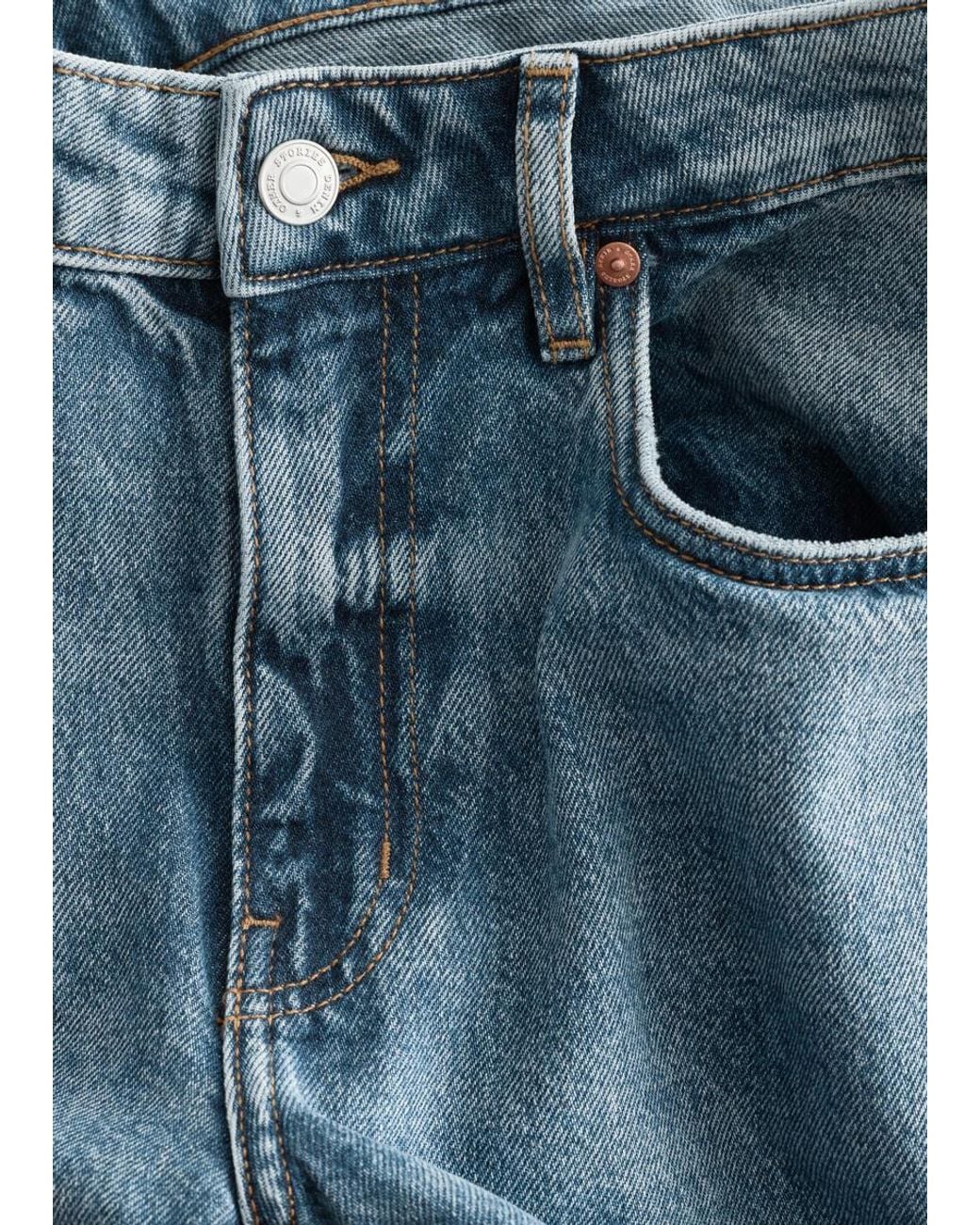 & Other Stories Blue Straight-Leg Jeans