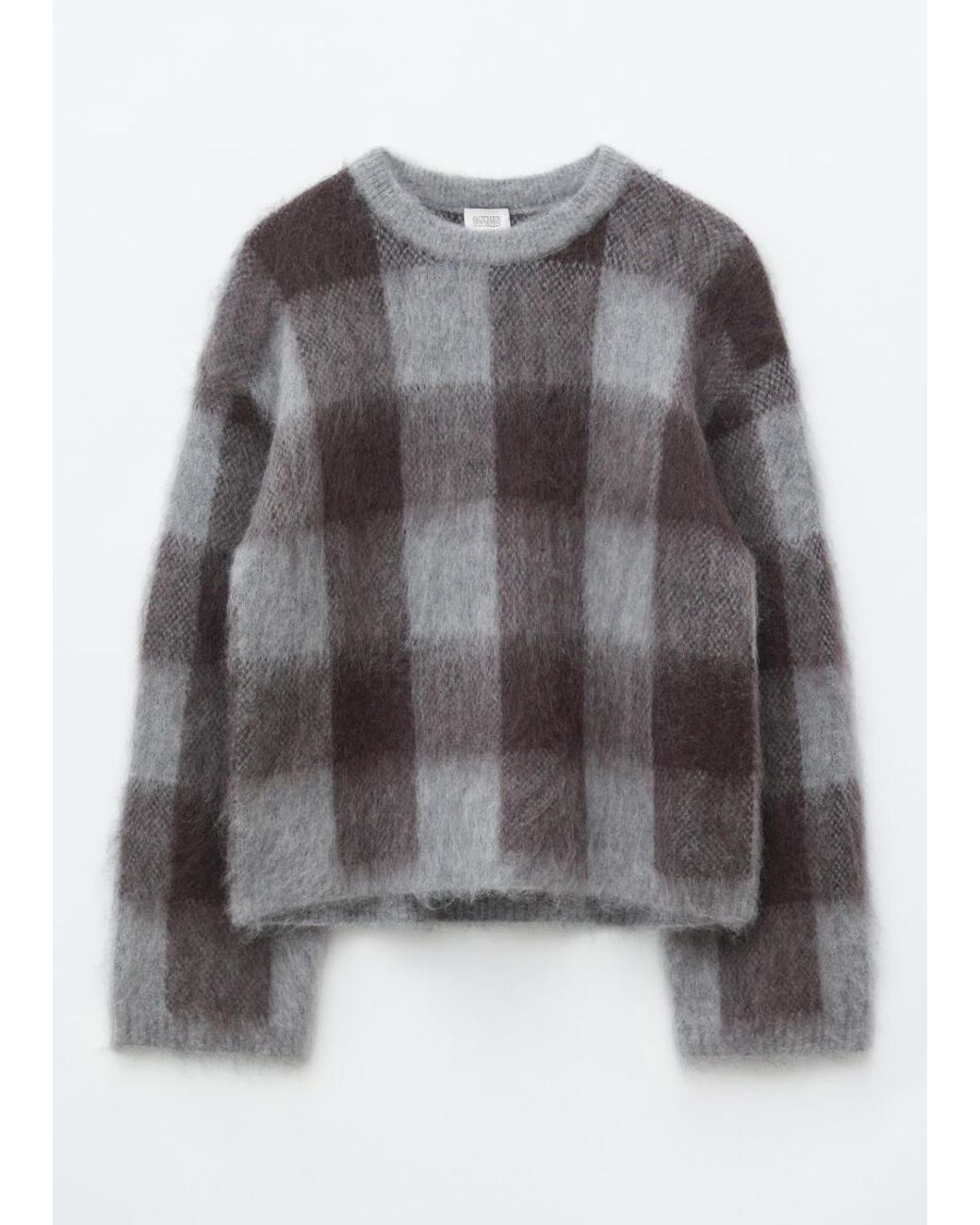 & Other Stories Gray Mohair Blend Jumper