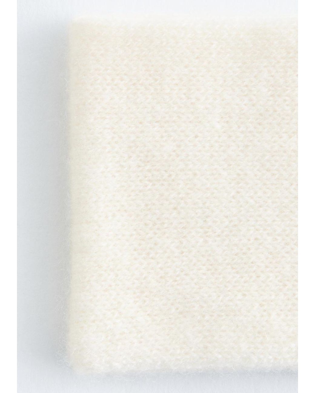 & Other Stories White Cashmere Headband