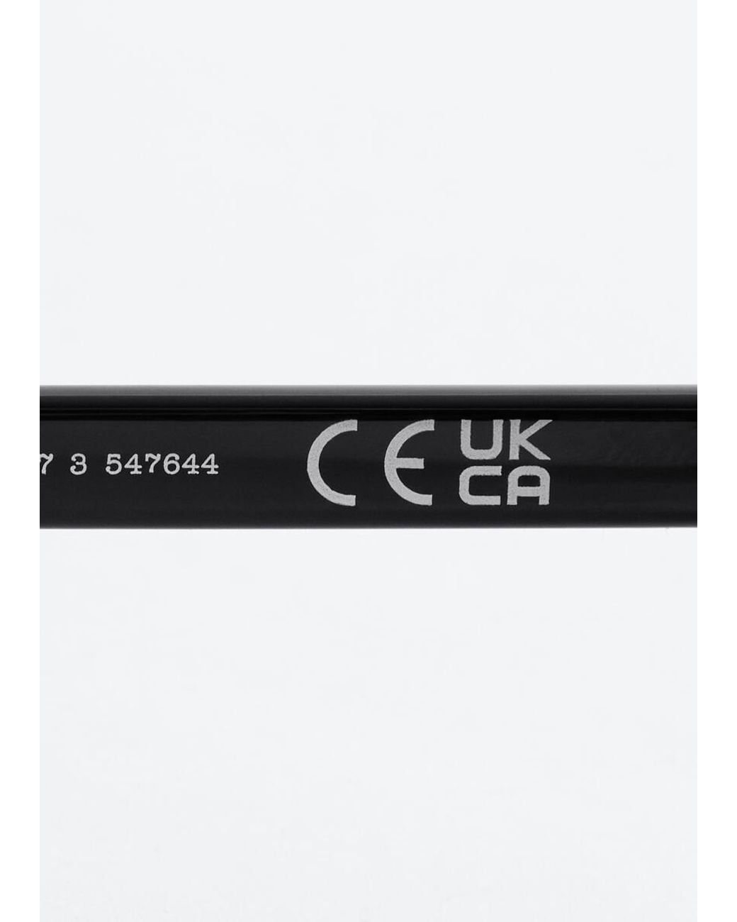 & Other Stories Black Narrow Rectangle Sunglasses