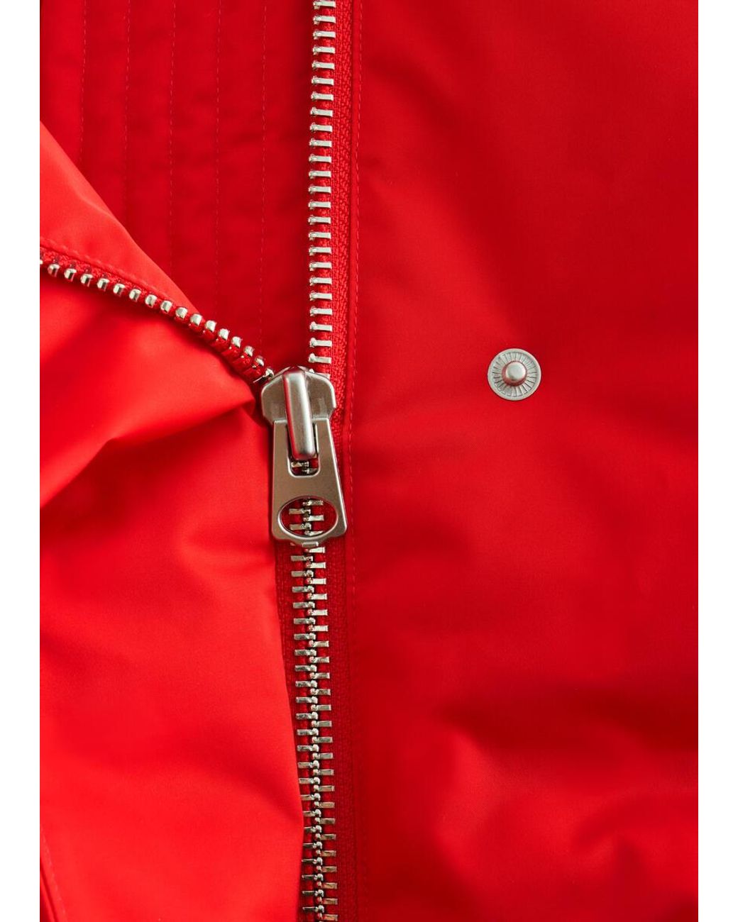 & Other Stories Red Down Puffer Jacket