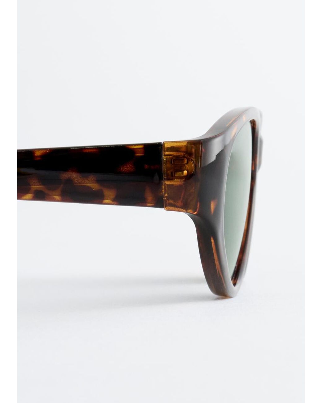 & Other Stories Brown Oval Cat-Eye Sunglasses