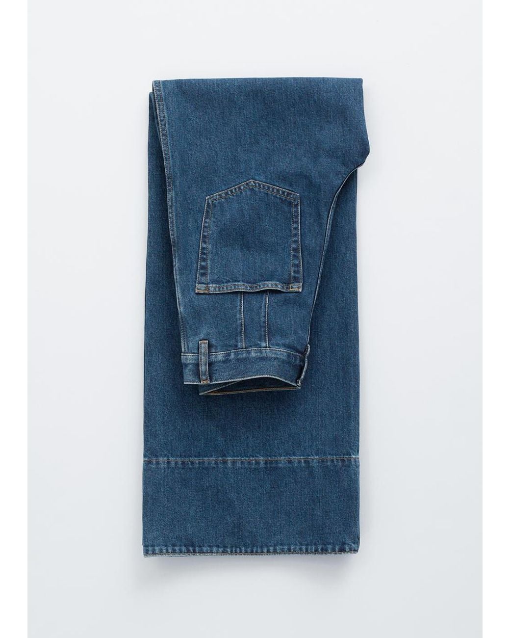 & Other Stories Blue Long Wide-Leg Jeans