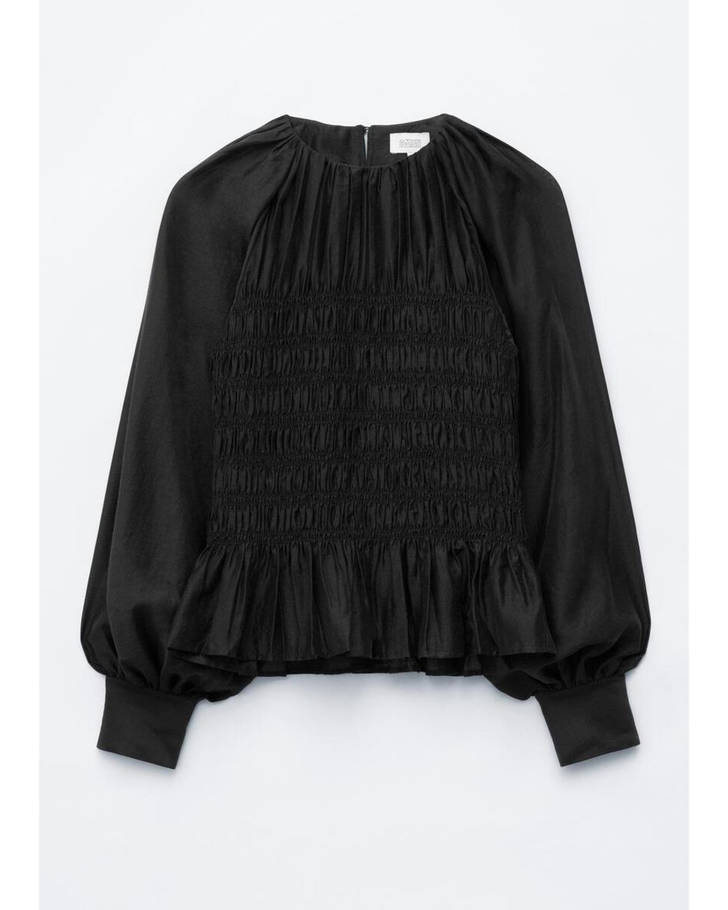 & Other Stories Blue Smock Blouse