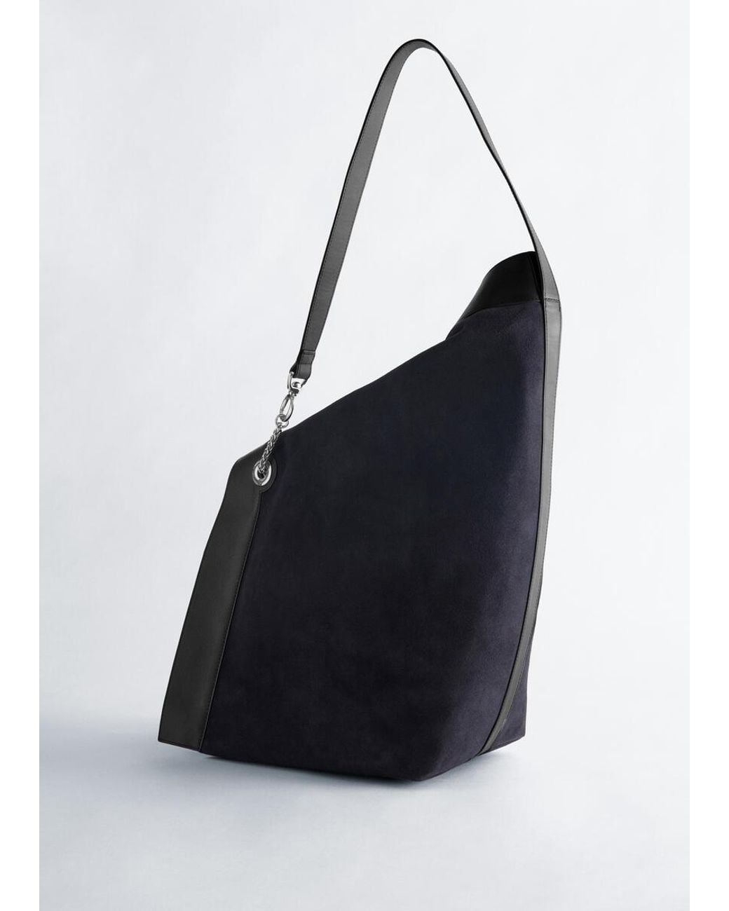 & Other Stories Blue Oversized Tote Bag