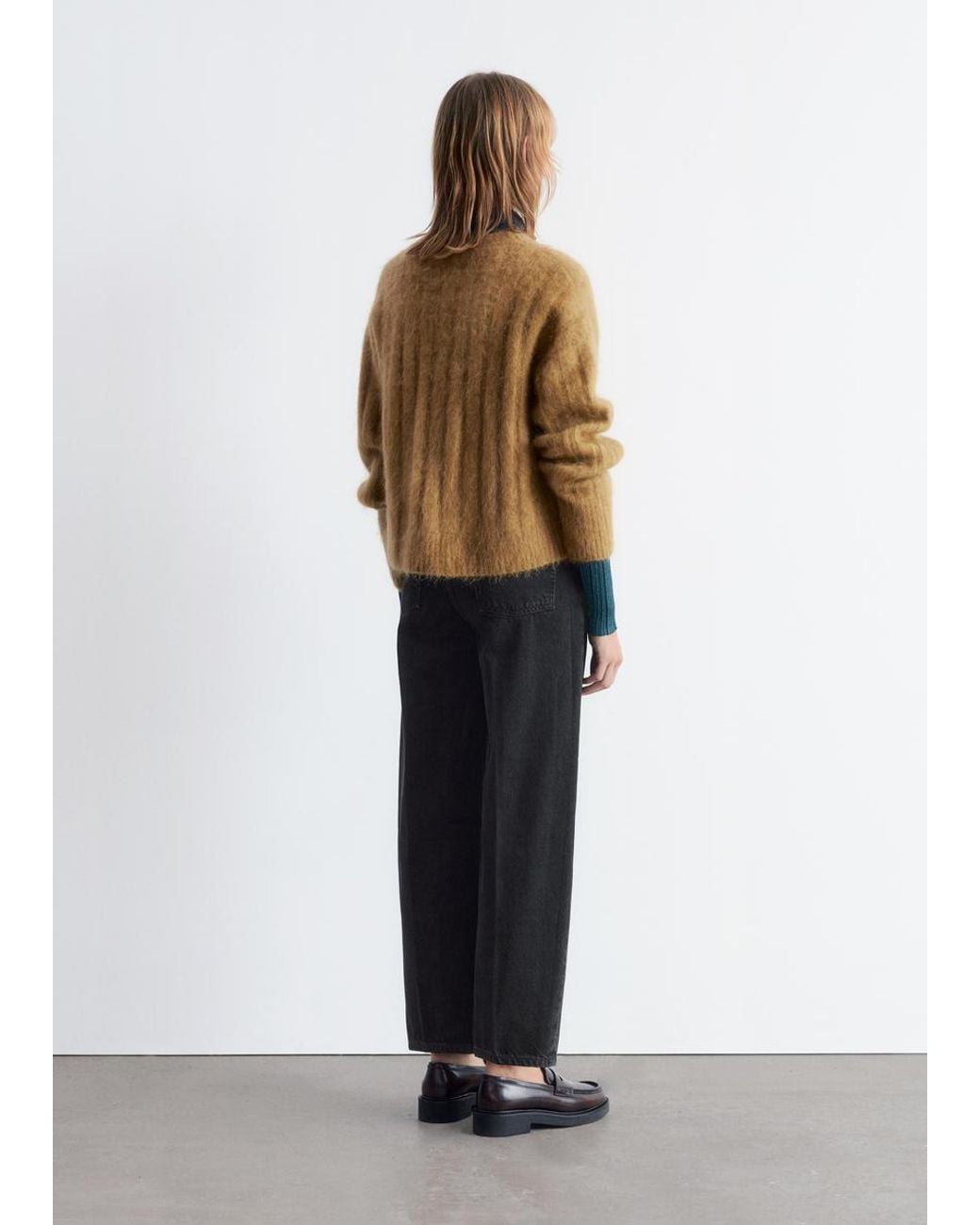 & Other Stories White Tapered Jeans