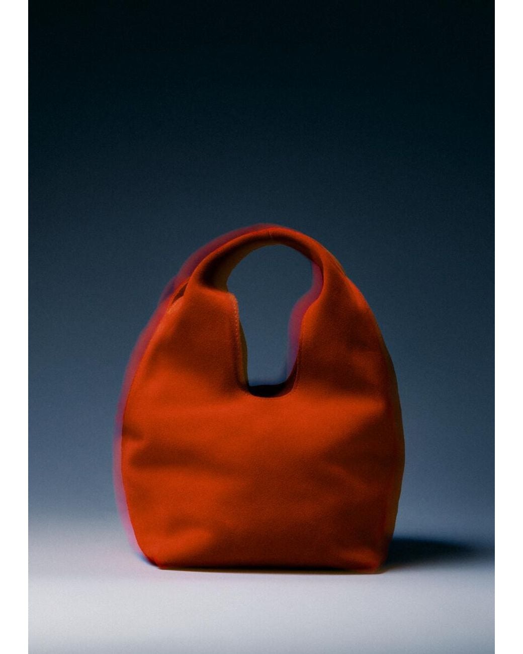 & Other Stories White Split Suede Mini Tote
