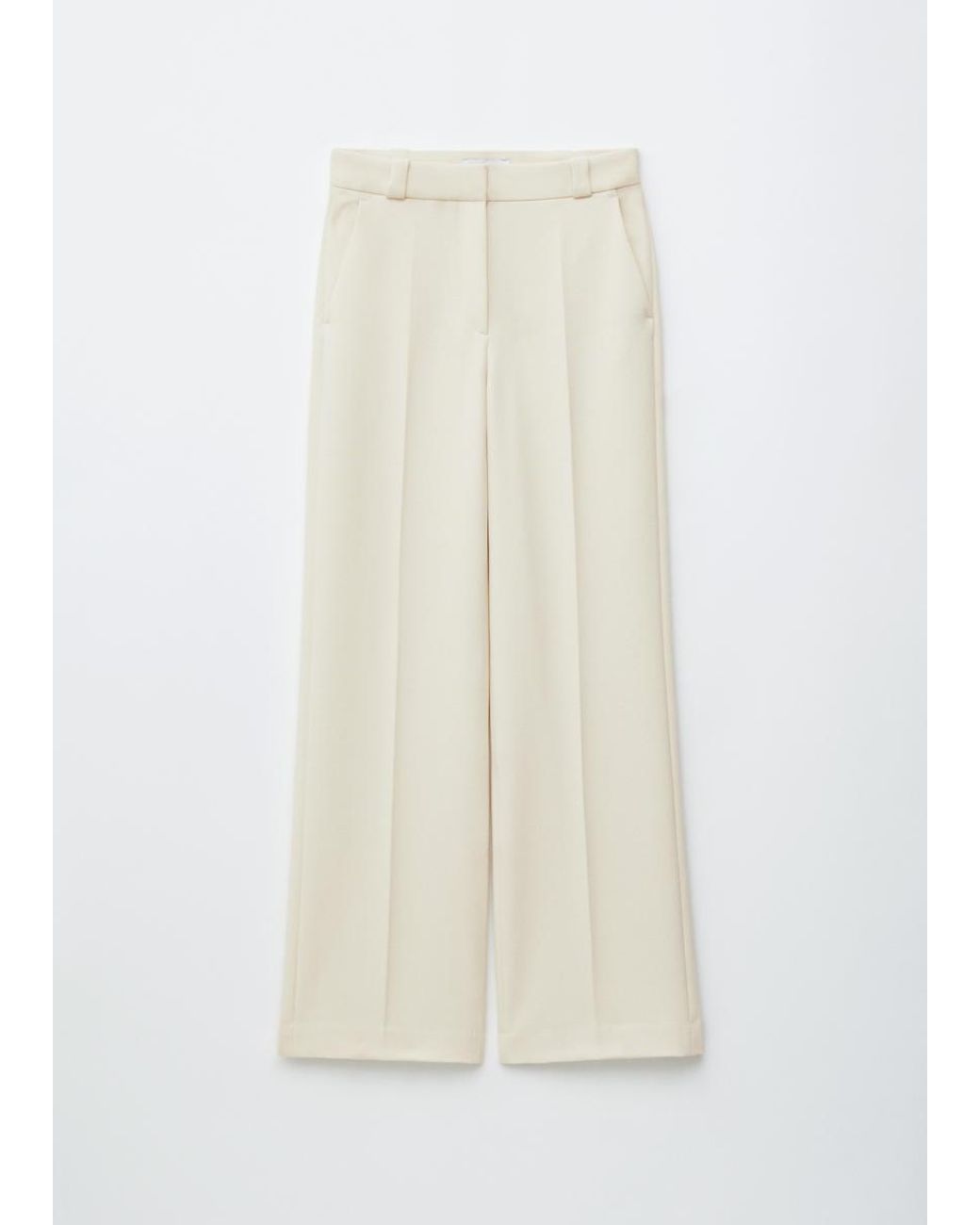 & Other Stories White Straight Press-Crease Trousers