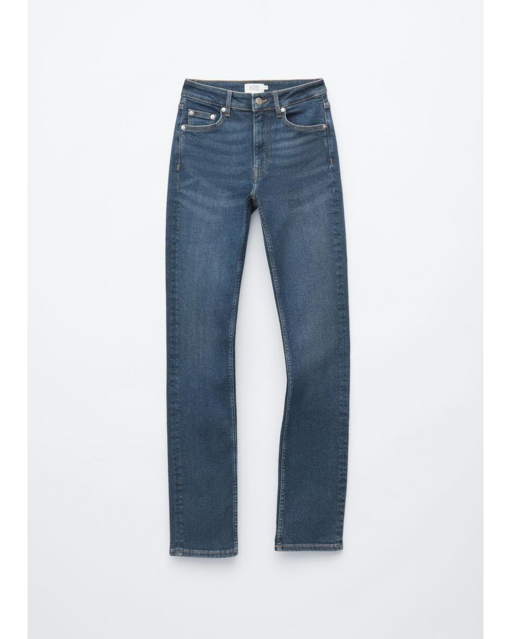 & Other Stories White Super Stretch Skinny Jeans