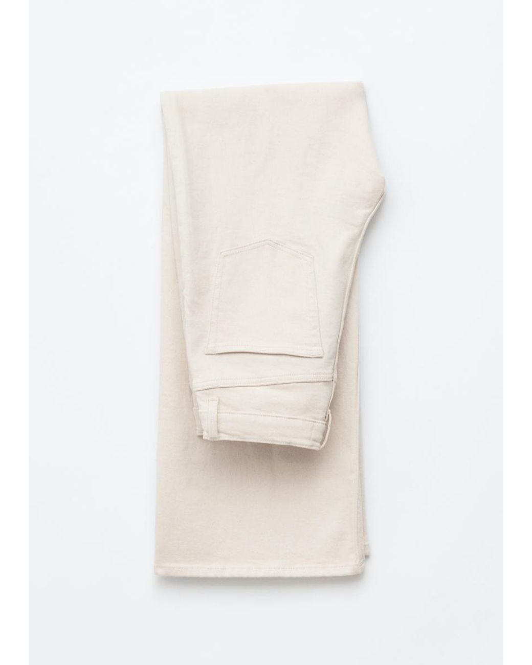 & Other Stories White Wide-Leg Jeans