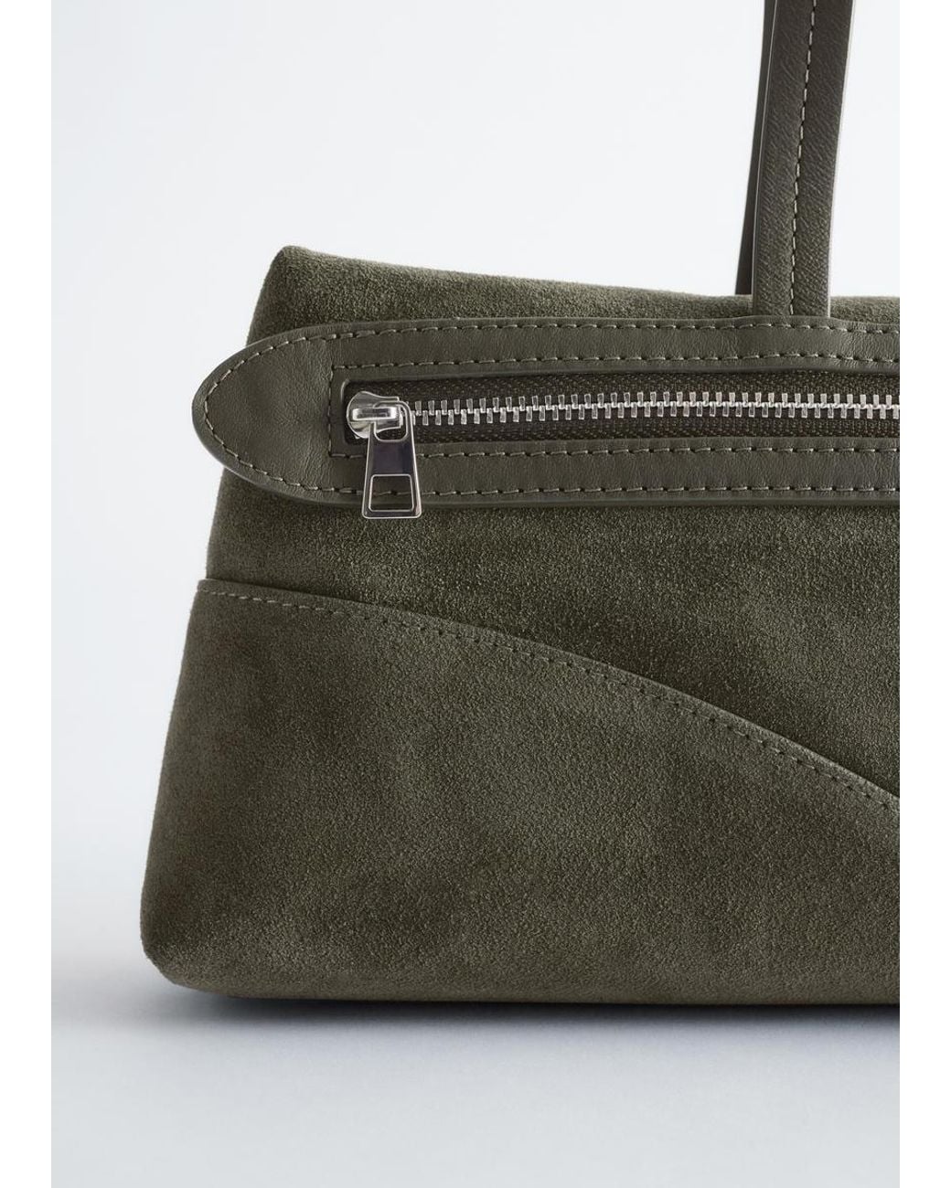 & Other Stories Green Slim Shoulder Bag