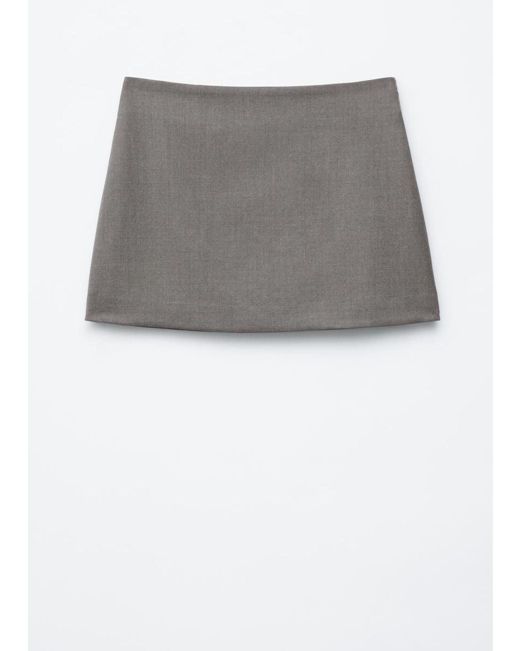 & Other Stories White A-Line Mini Skirt