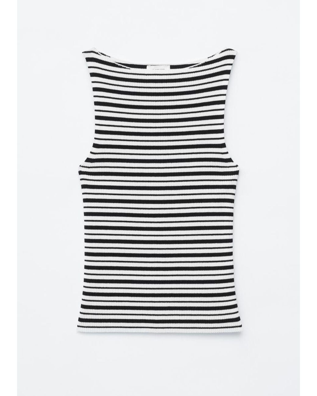 & Other Stories White Rib-Knit Tank Top