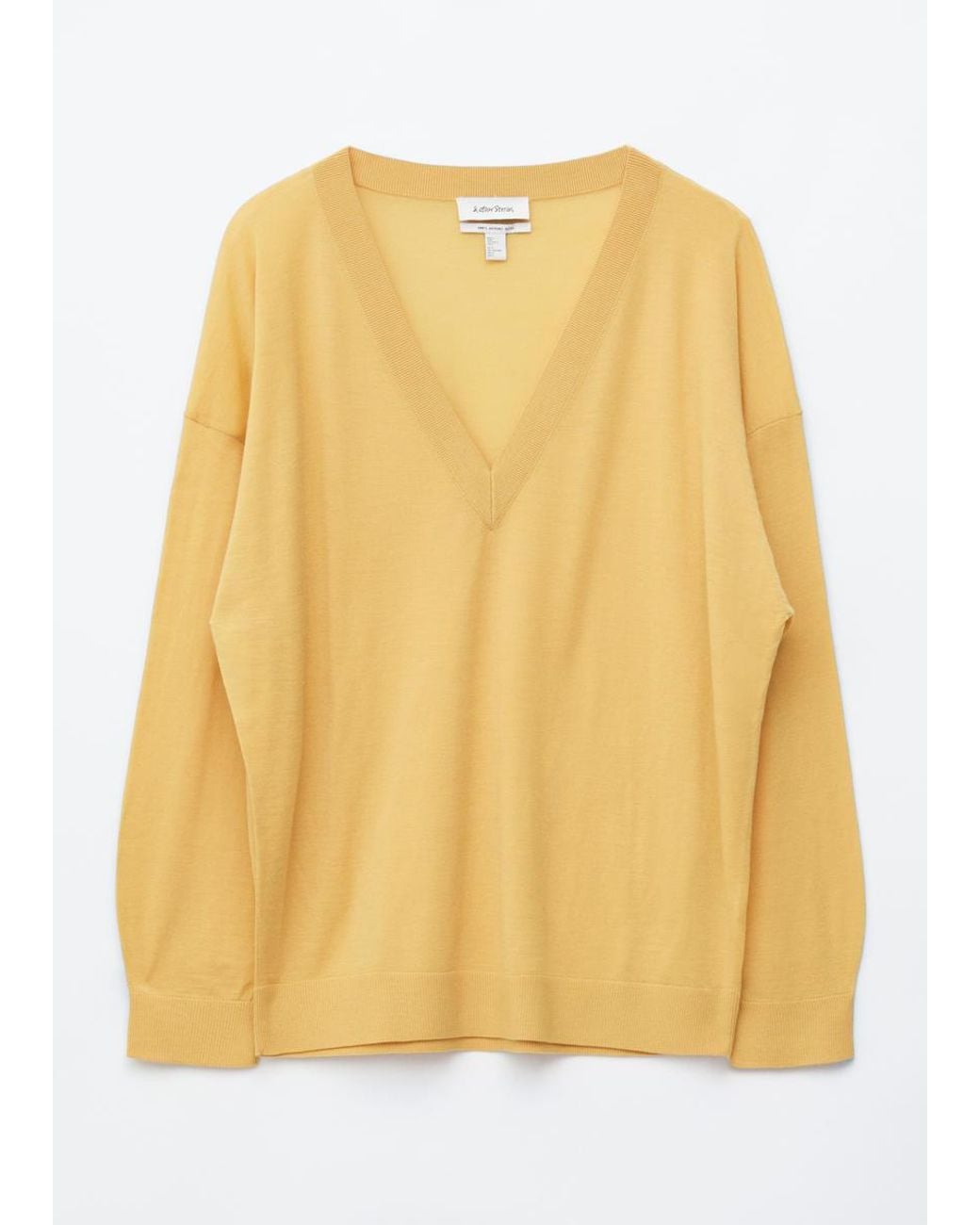 & Other Stories Blue Oversized Merino Wool Jumper