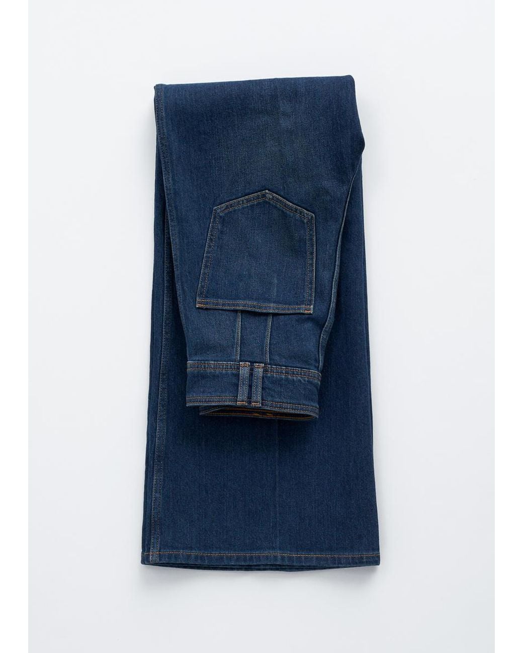 & Other Stories Blue Press-Crease Flared Jeans