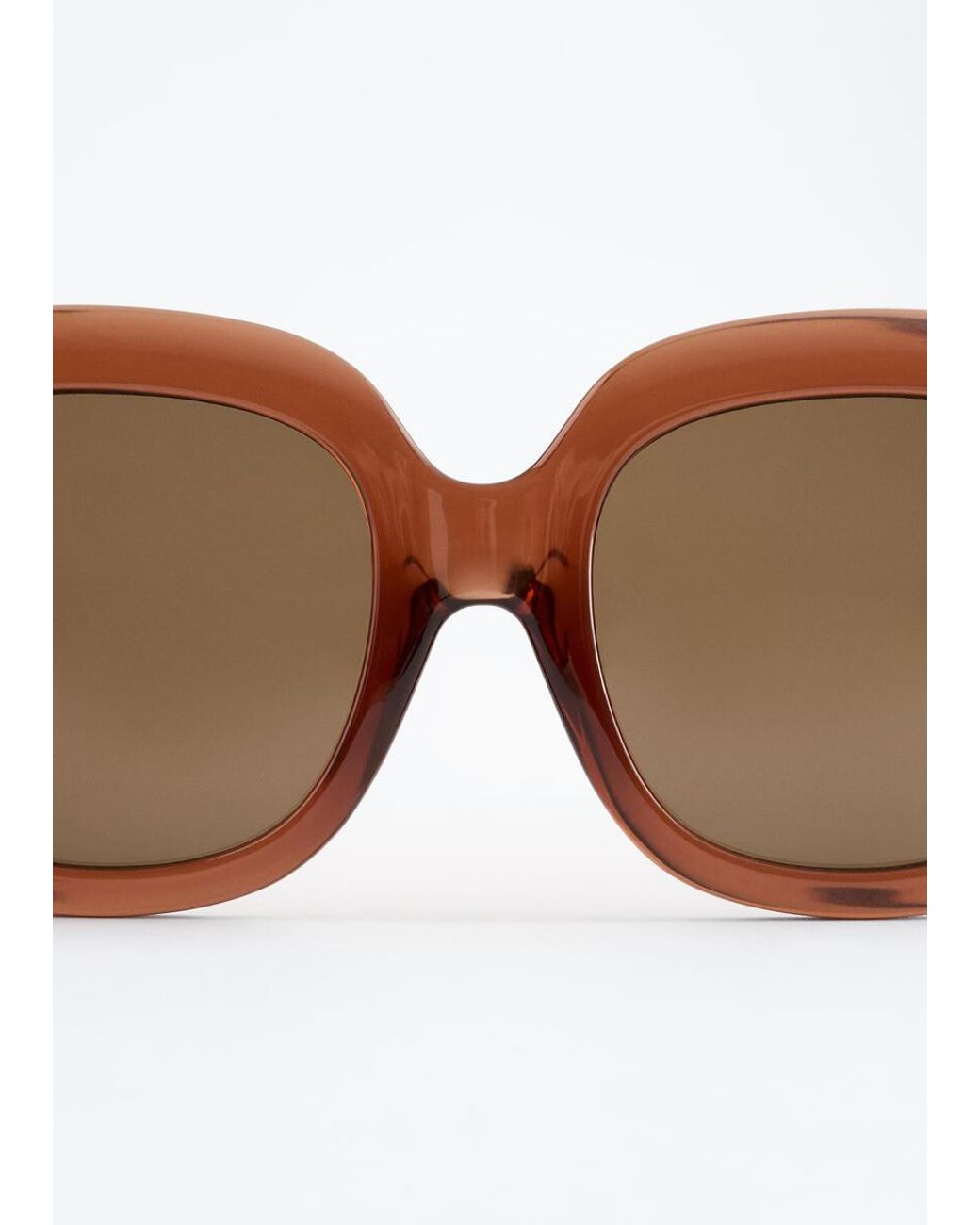 & Other Stories Brown Oversized Sunglasses