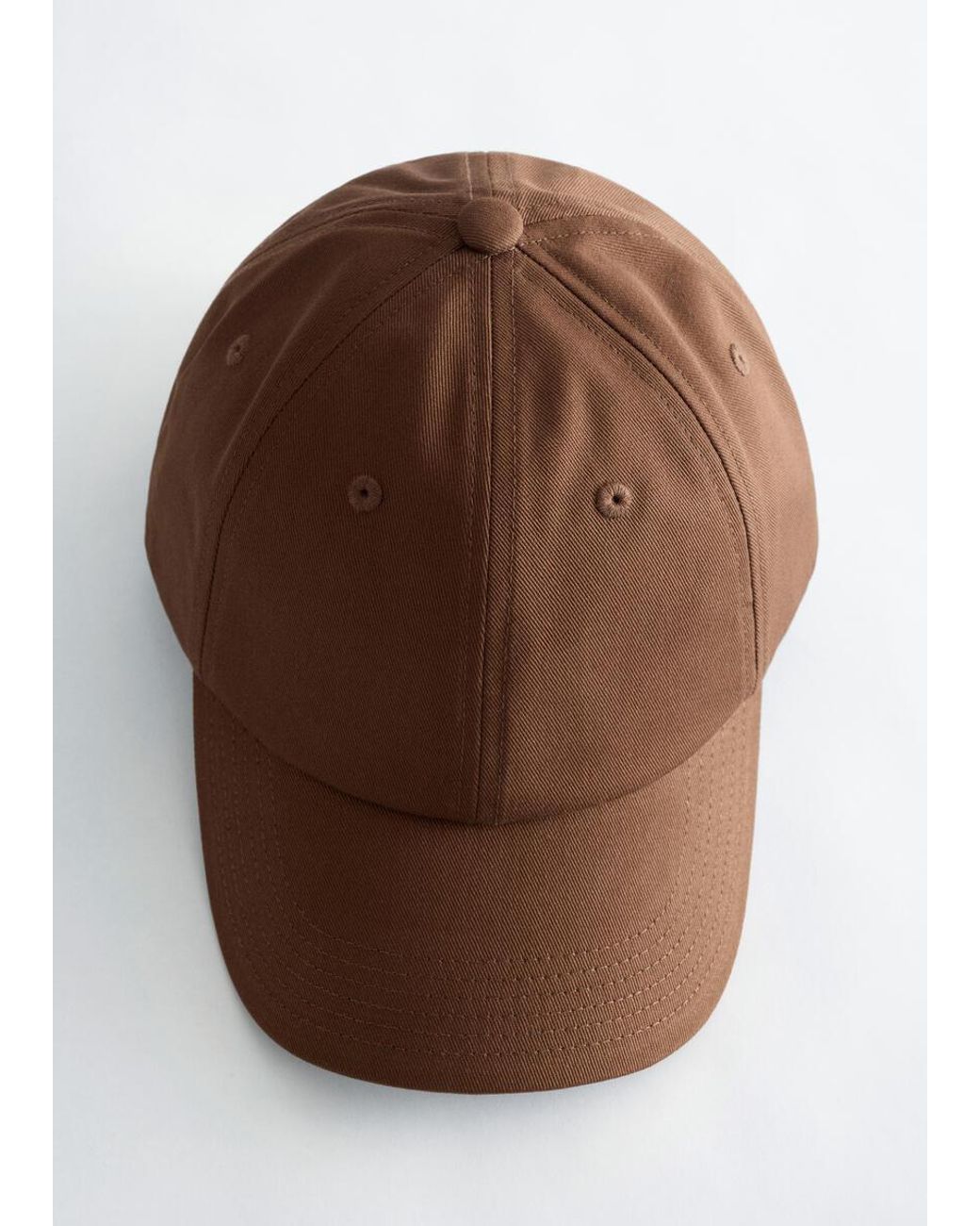 & Other Stories Brown Cotton-Twill Baseball Cap